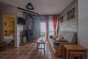Apt Romántico con chimenea con Fibra óptica y terraza